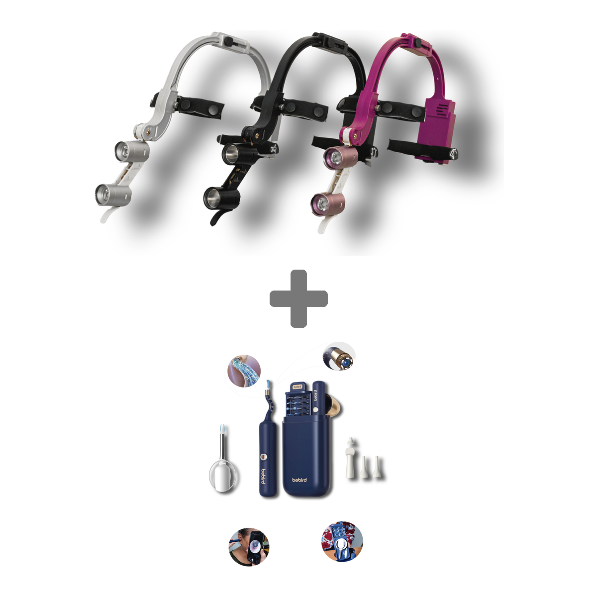 Kit Frontoluz A-1 + Otoscopio Earsight Plus