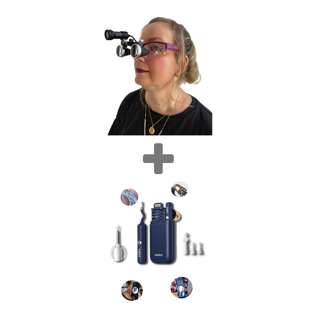Kit Frontoluz A-3 + Otoscopio Earsight Plus